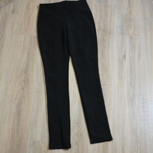 Zara Black High-Waist Ponte Skinny Trousers